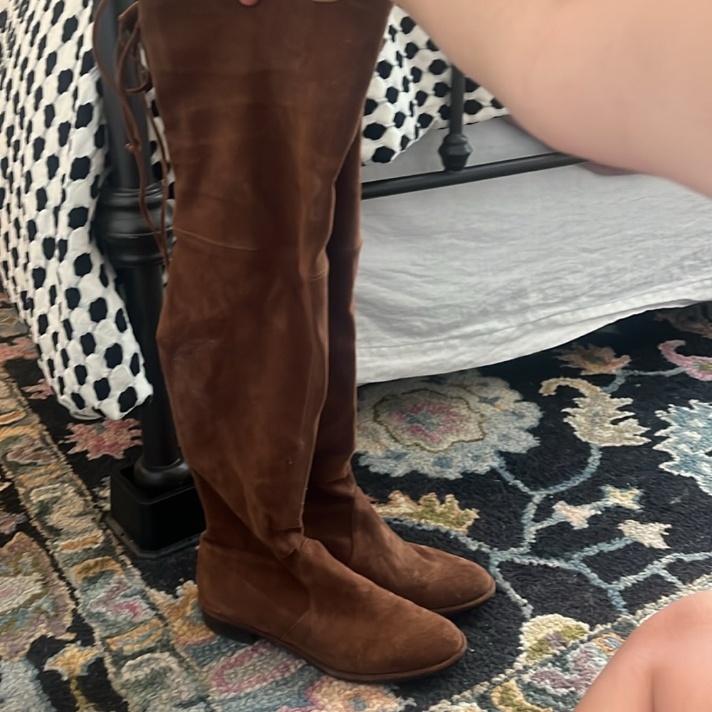 Stuart Weitzman Lowland Over-the-Knee Boots - Picture 4 of 15